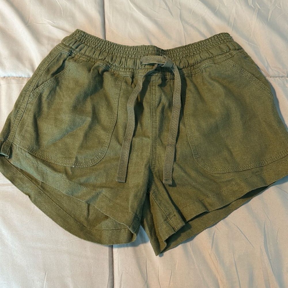 Alter’d state green drawstring shorts XS